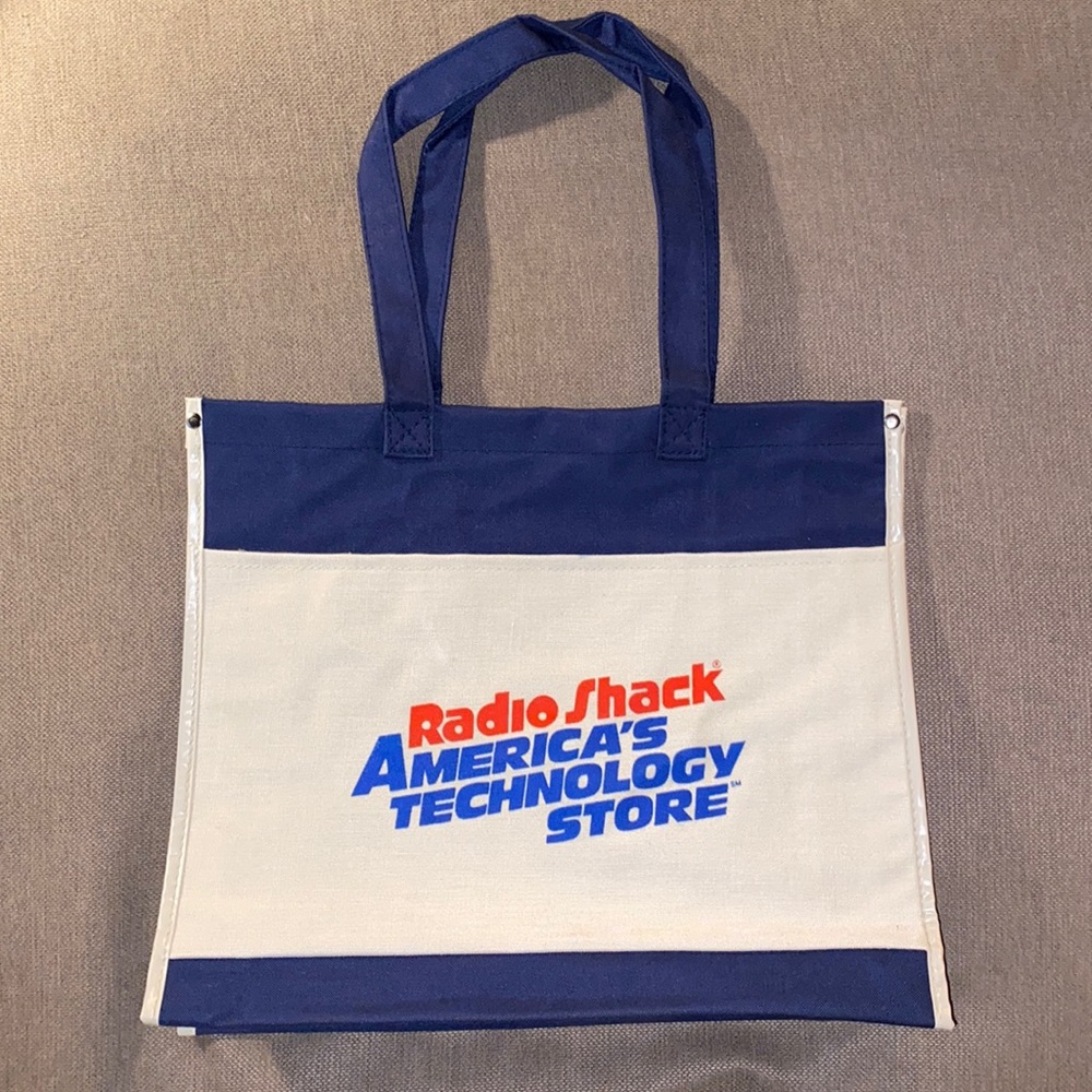 vintage Radio Shack tote bag